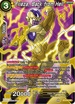 [BT5-091] Frieza, Back from Hell (SR)