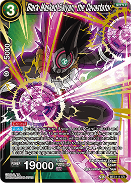 [BT5-111] Black Masked Saiyan, the Devastator (SR)