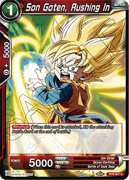 [BT8-007] Son Goten, Rushing In