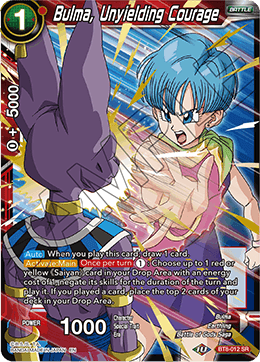 [BT8-012] Bulma, Unyielding Courage (SR)