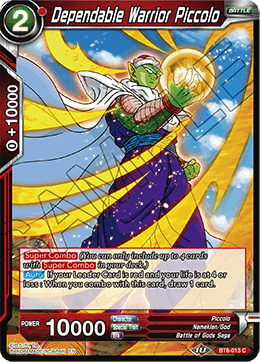 [BT8-013] Dependable Warrior Piccolo