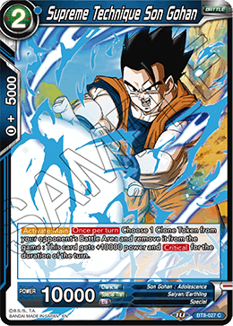 [BT8-027] Supreme Technique Son Gohan