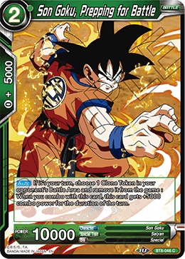 [BT8-046] Son Goku, Prepping for Battle