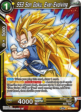 [BT8-069] SS3 Son Goku, Ever-Evolving