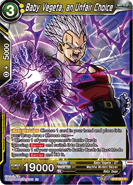 [BT8-082] Baby Vegeta, an Unfair Choice