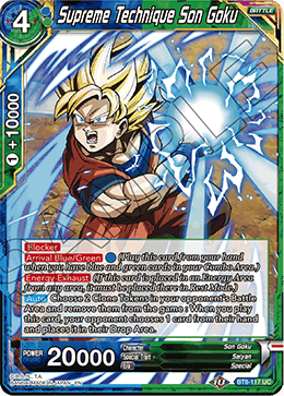 [BT8-117] Supreme Technique Son Goku