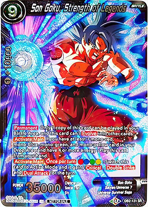 [DB2-131] Son Goku, Strength of Legends (Player's Choice)