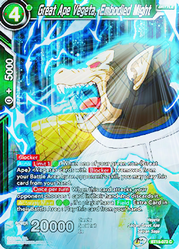 [BT15-073] Great Ape Vegeta, Embodied Might (Foil)