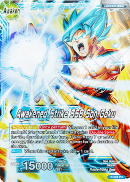 [P-026] Son Goku // Awakened Strike SSB Son Goku (Foil)