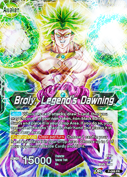 [P-068] Broly // Broly, Legend's Dawning (Foil)