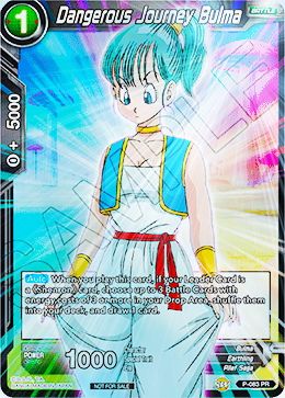 [P-083] Dangerous Journey Bulma (Foil)