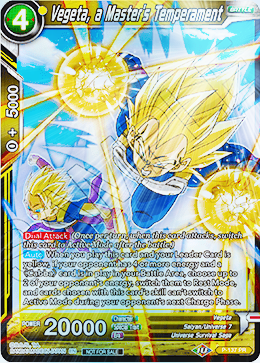 [P-137] Vegeta, a Master's Temperament (Foil)