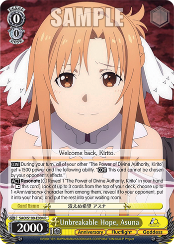 [SAO/S100-E004] Unbreakable Hope, Asuna