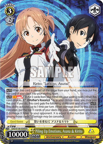 [SAO/S100-E008] Piling Up Emotions, Asuna & Kirito