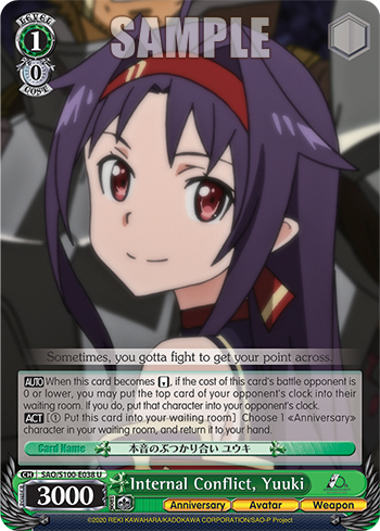 [SAO/S100-E038] Internal Conflict, Yuuki