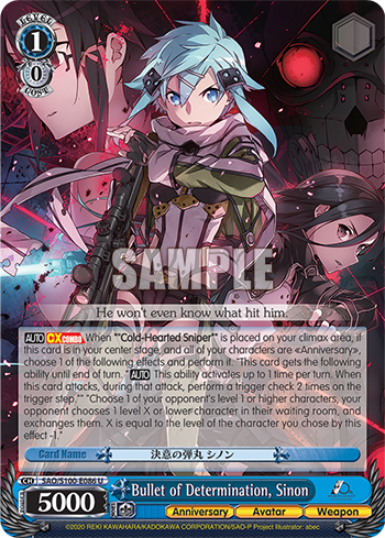 [SAO/S100-E086] Bullet of Determination, Sinon