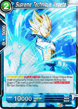 [BT8-029] Supreme Technique Vegeta (Foil)